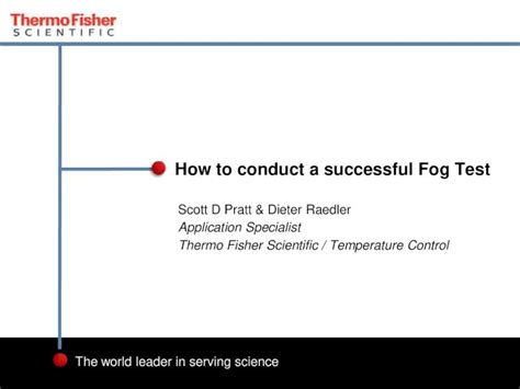 bespoke Fogging Testing|how to conduct fog testing.